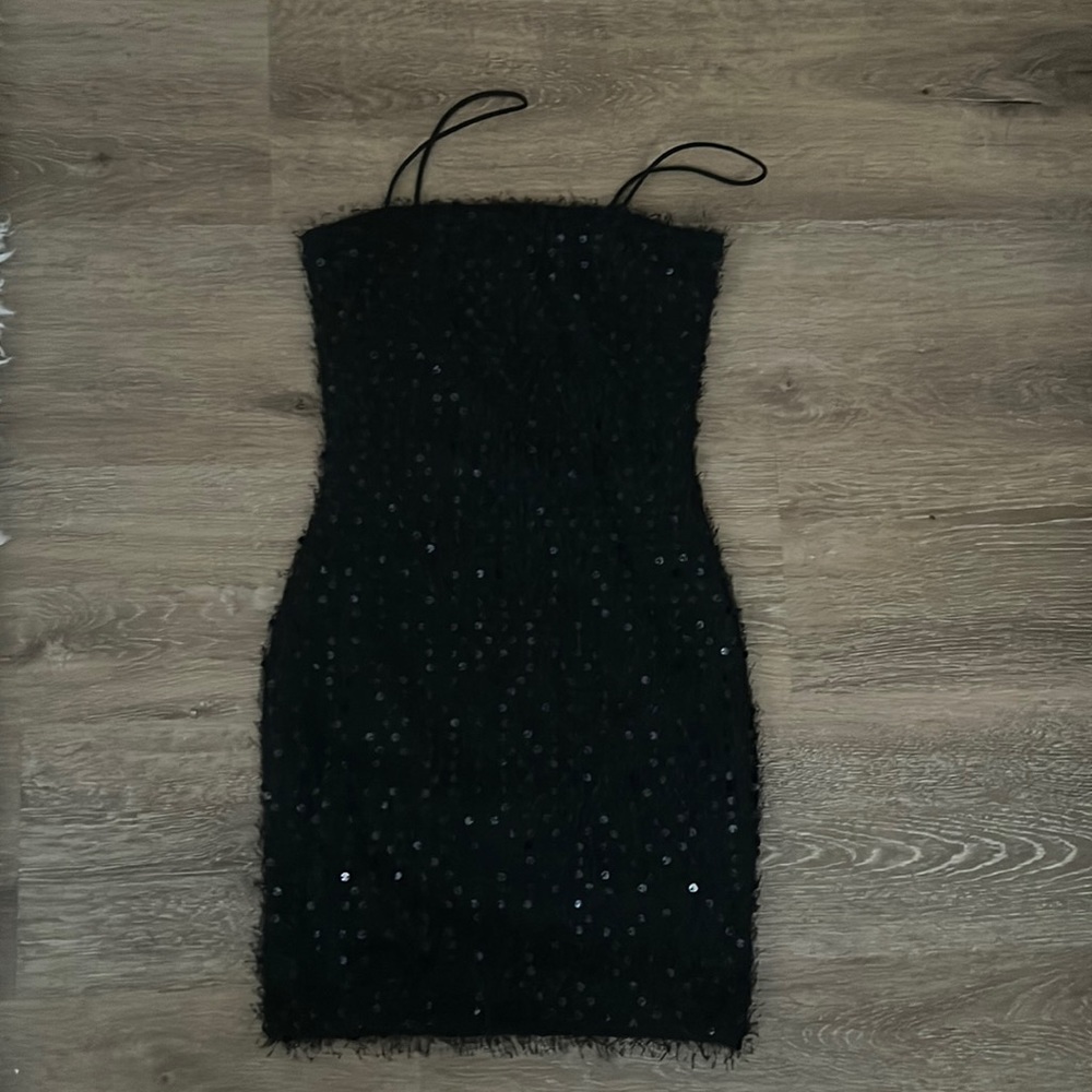 Black mini dress - Picture 3 of 5